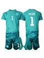 Billige Tyskland Manuel Neuer #1 Keeper Hjemmedraktsett Barn VM 2026 Kortermet (+ Korte bukser) Billige Tyskland Manuel Neuer #1 Keeper Hjemmedraktsett Barn VM 2026 Kortermet (+ Korte bukser)